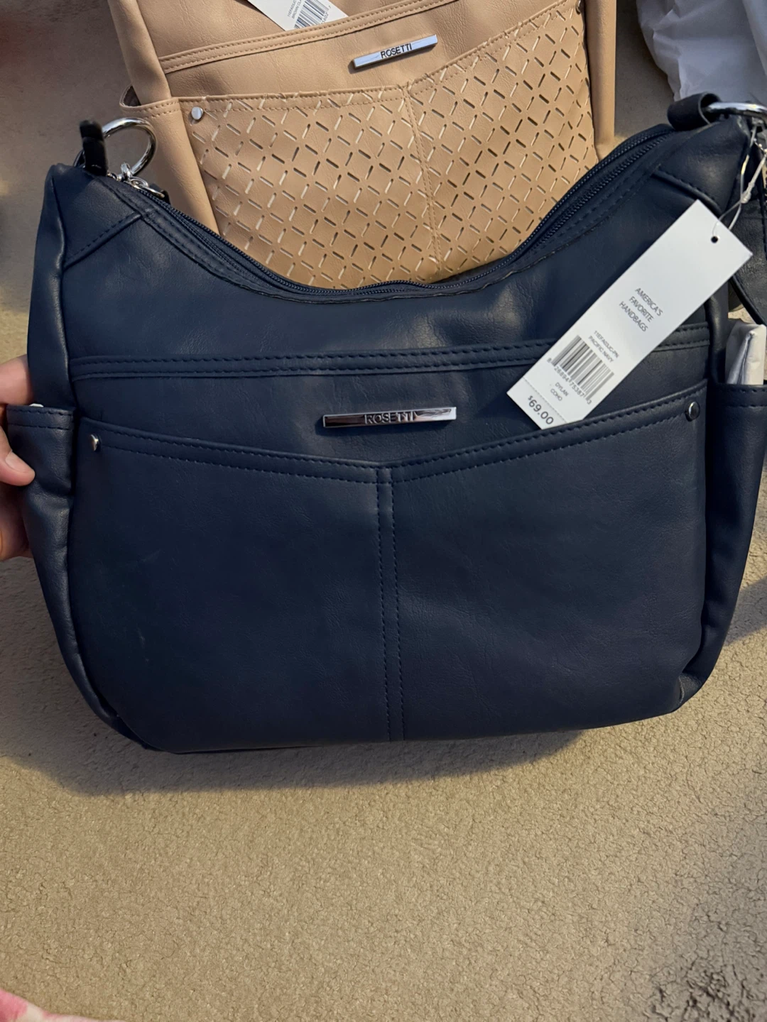 Rosetti Women's Harly Hobo Handbag - Navy - photo 2