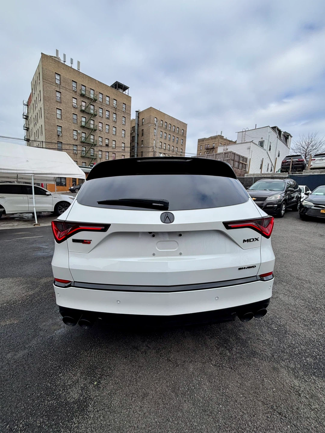 White Acura MDX A-Spec Rebuilt title - photo 5