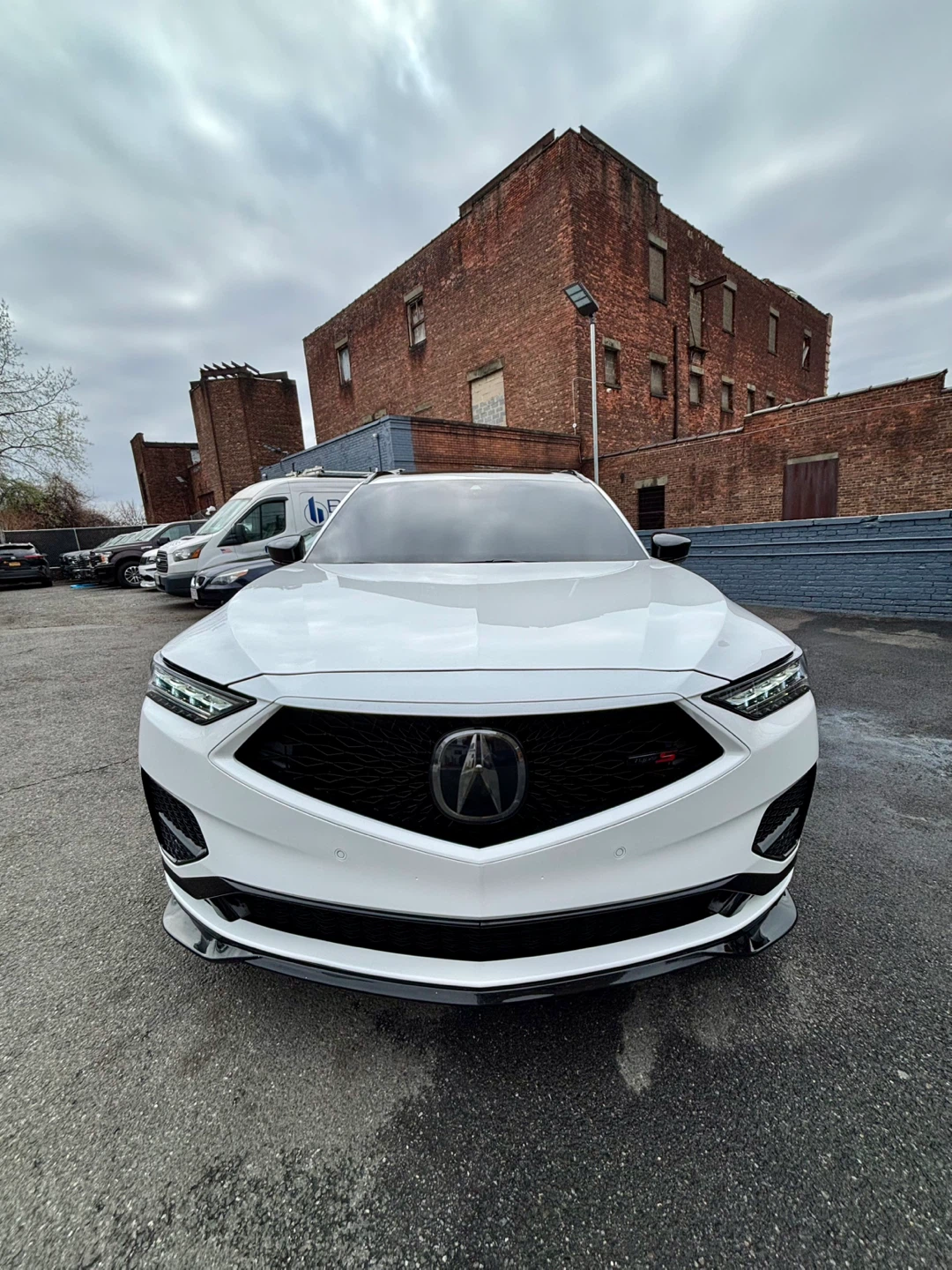 White Acura MDX A-Spec Rebuilt title - photo 2