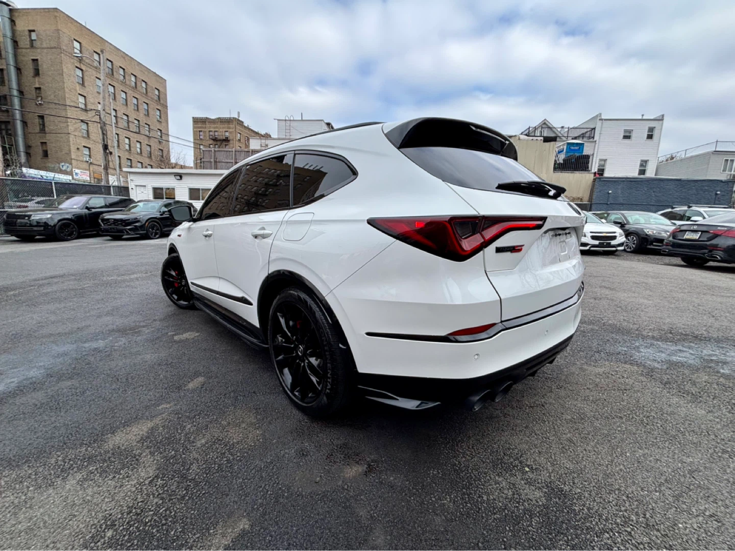 White Acura MDX A-Spec Rebuilt title - photo 4