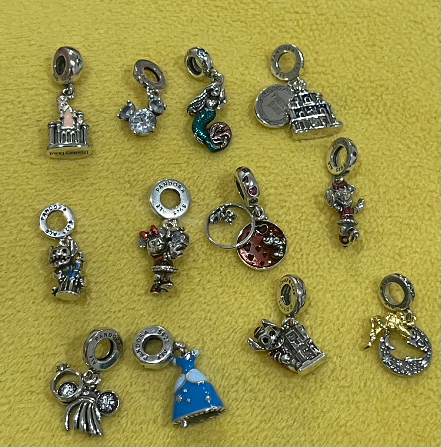 Pandora Disney Charms Sterling Silver Lot - photo 2