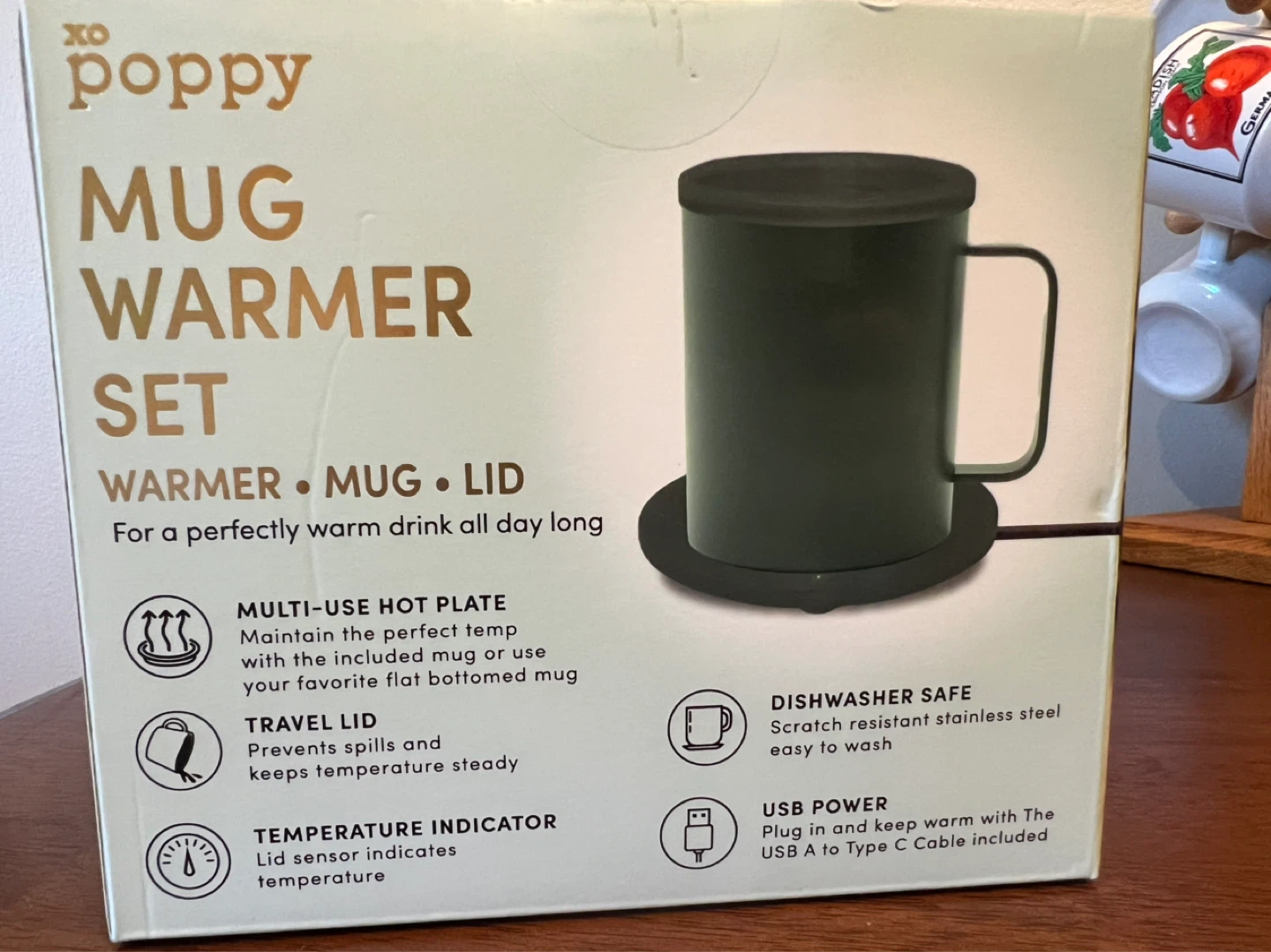 XO Poppy Mug Warmer Set - photo 3