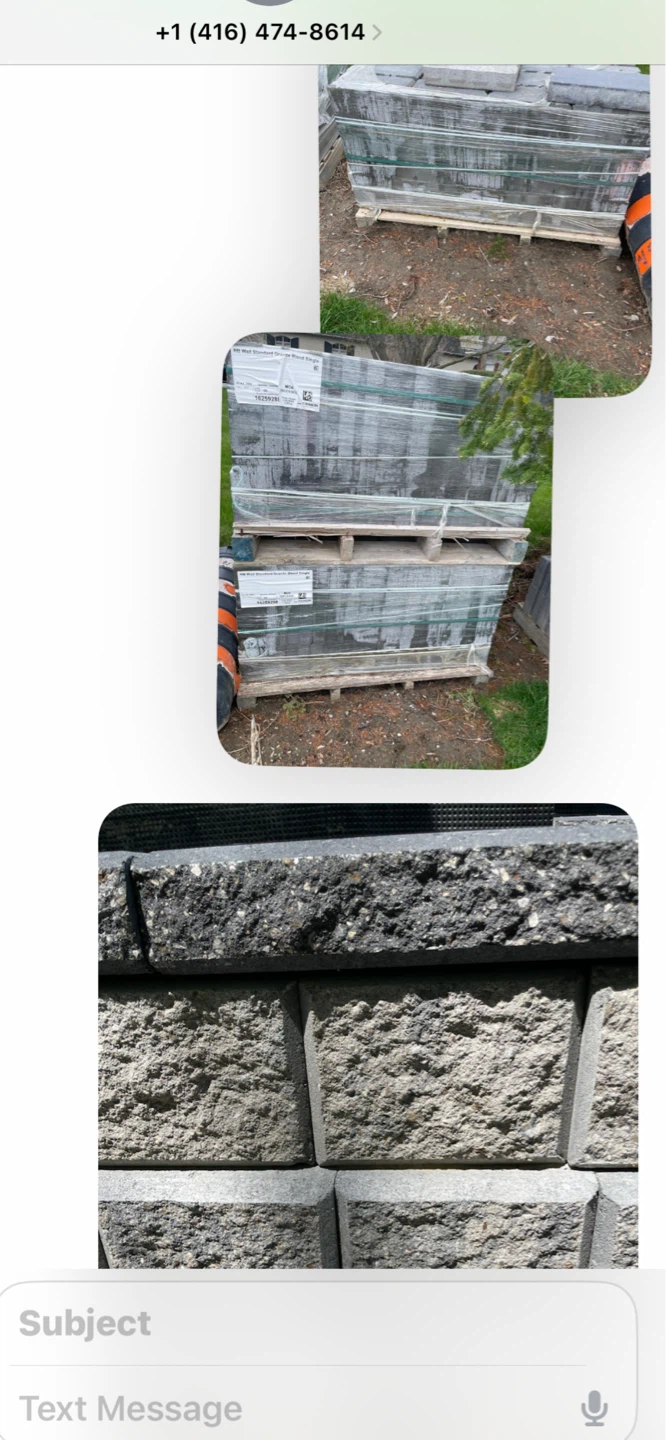 Retaining Wall Blocks - Grey