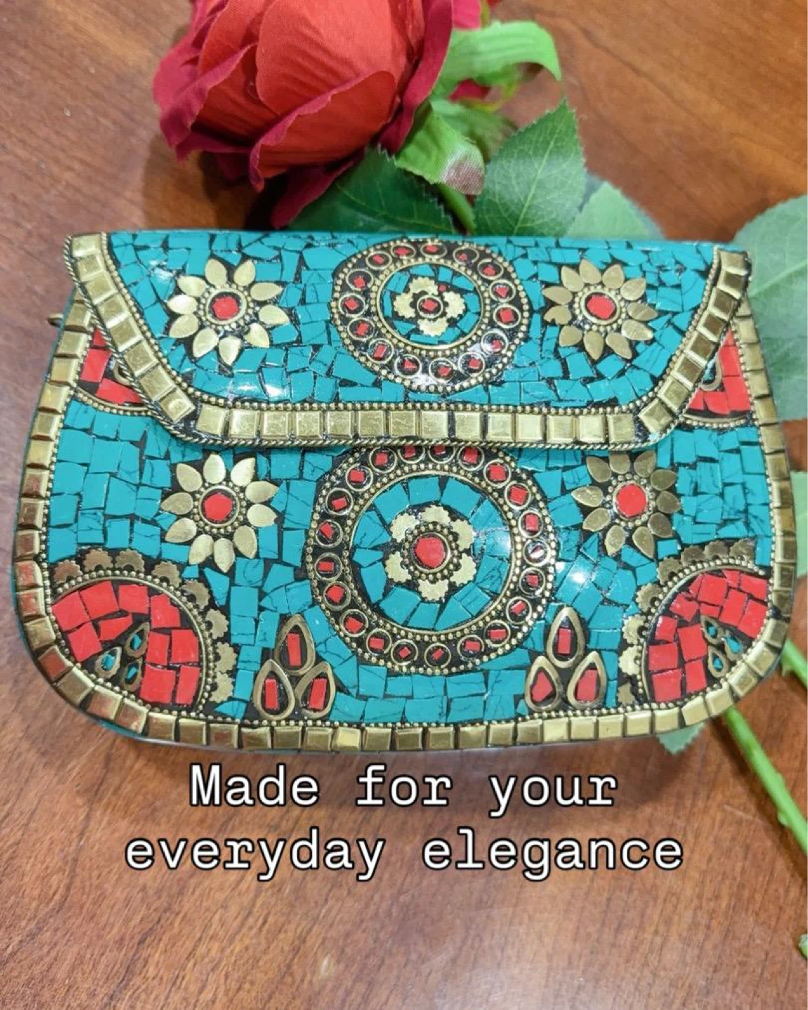 Mosaic Clutch Bag