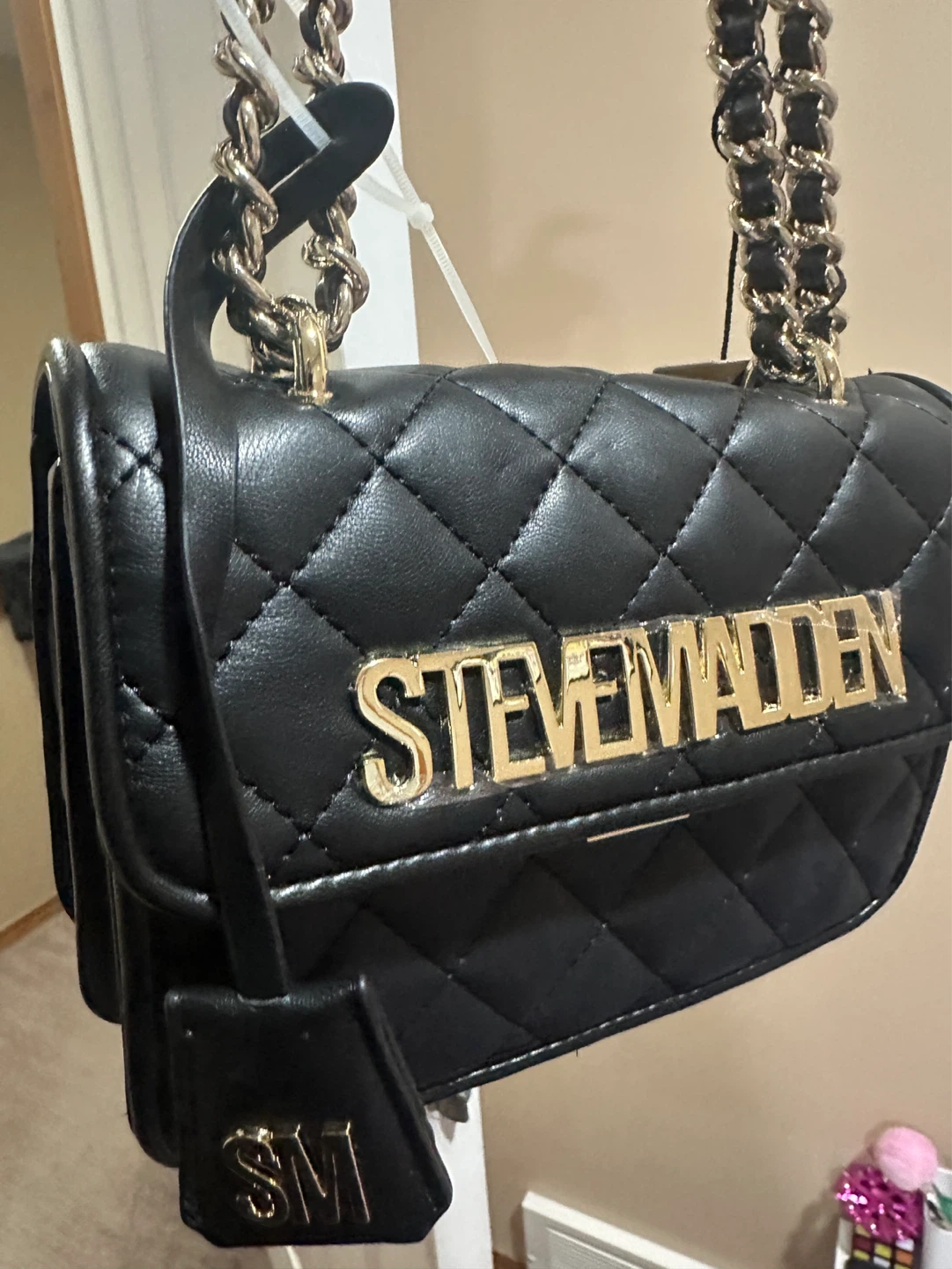 Steve Madden Black Quilted Shoulder Bag - photo 2