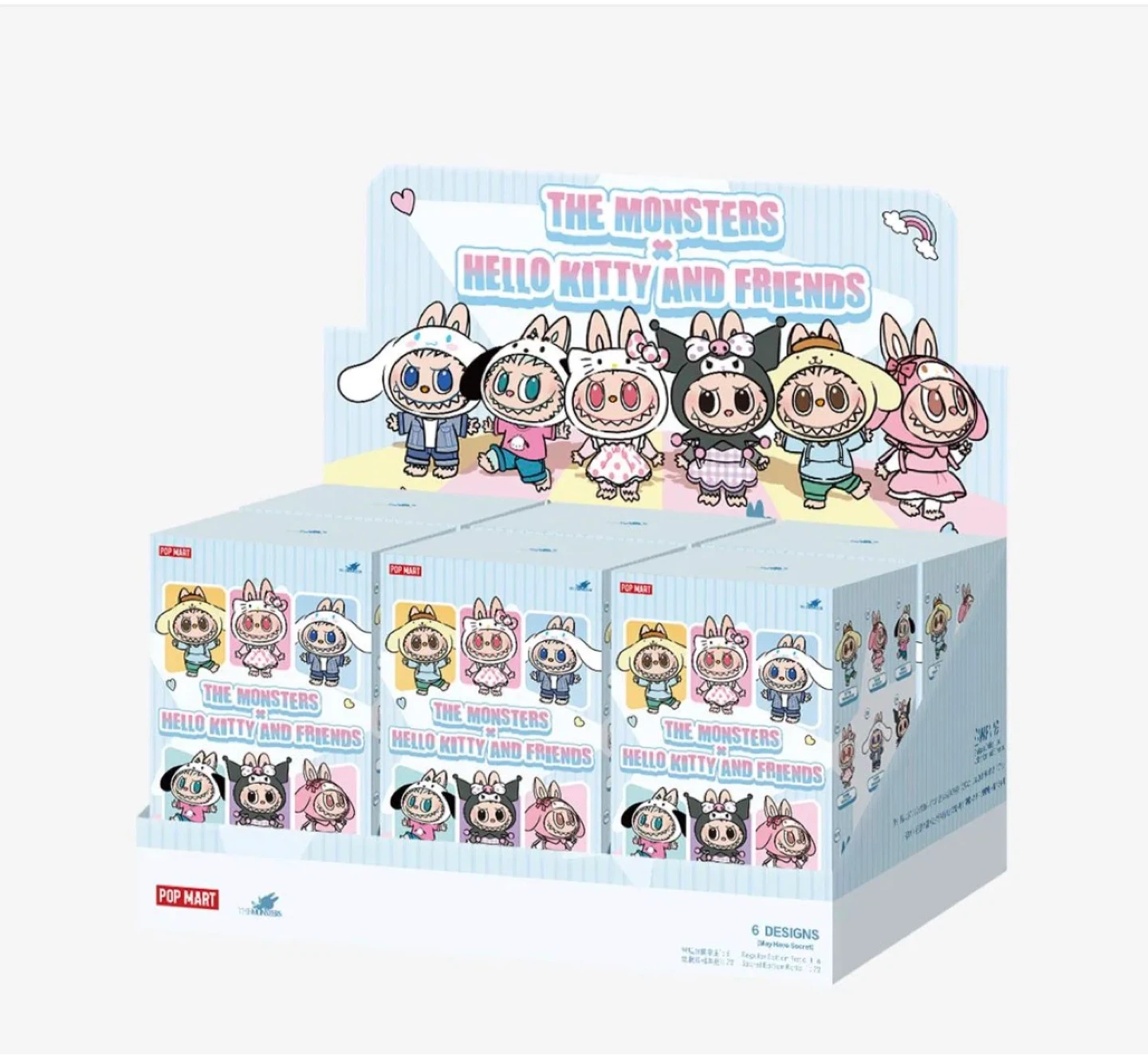 POP MART The Monsters Hello Kitty and Friends Blind Box