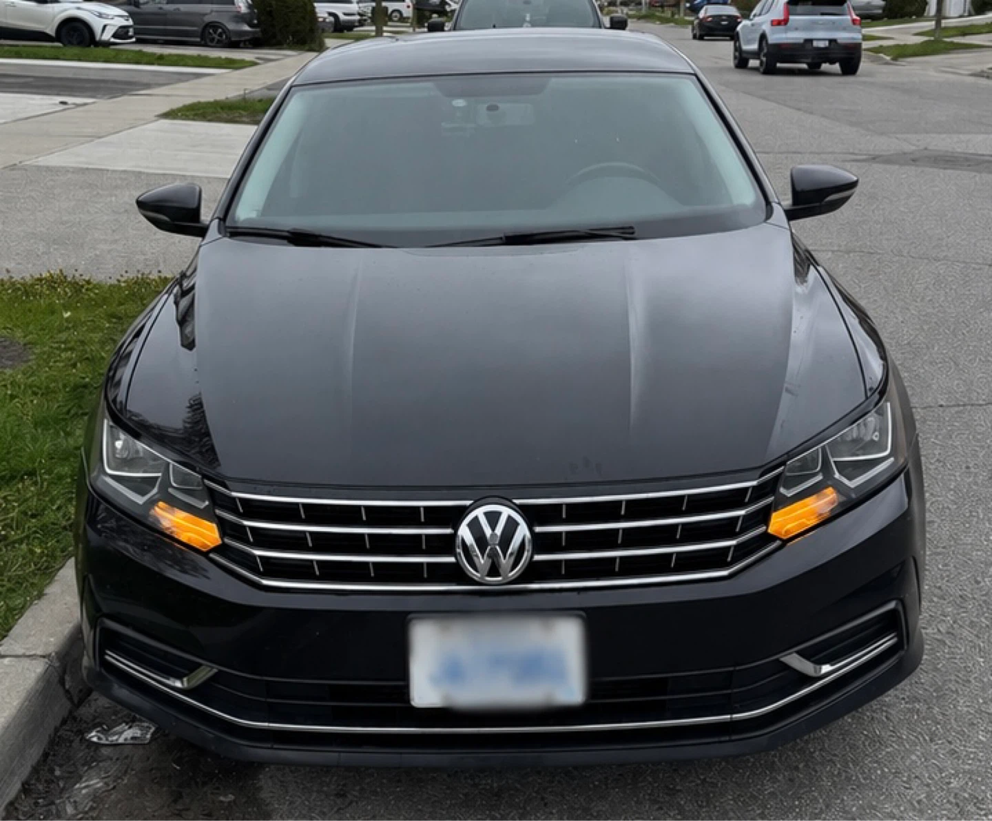 Black Volkswagen Passat