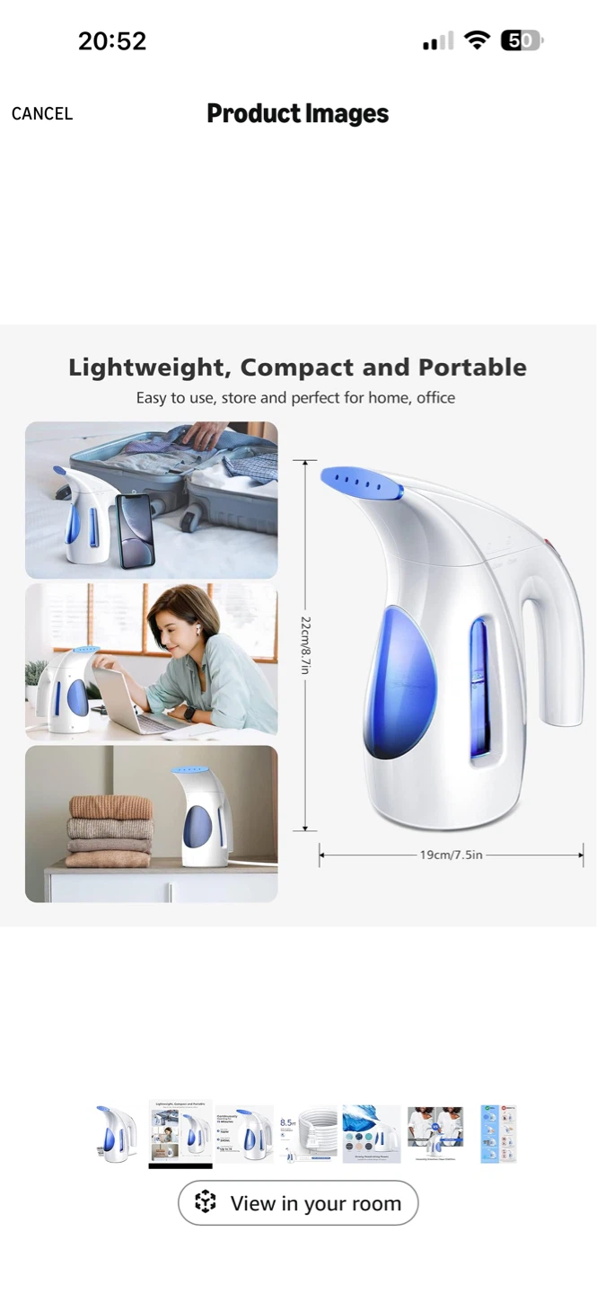 Hilife Portable Garment Steamer - photo 3