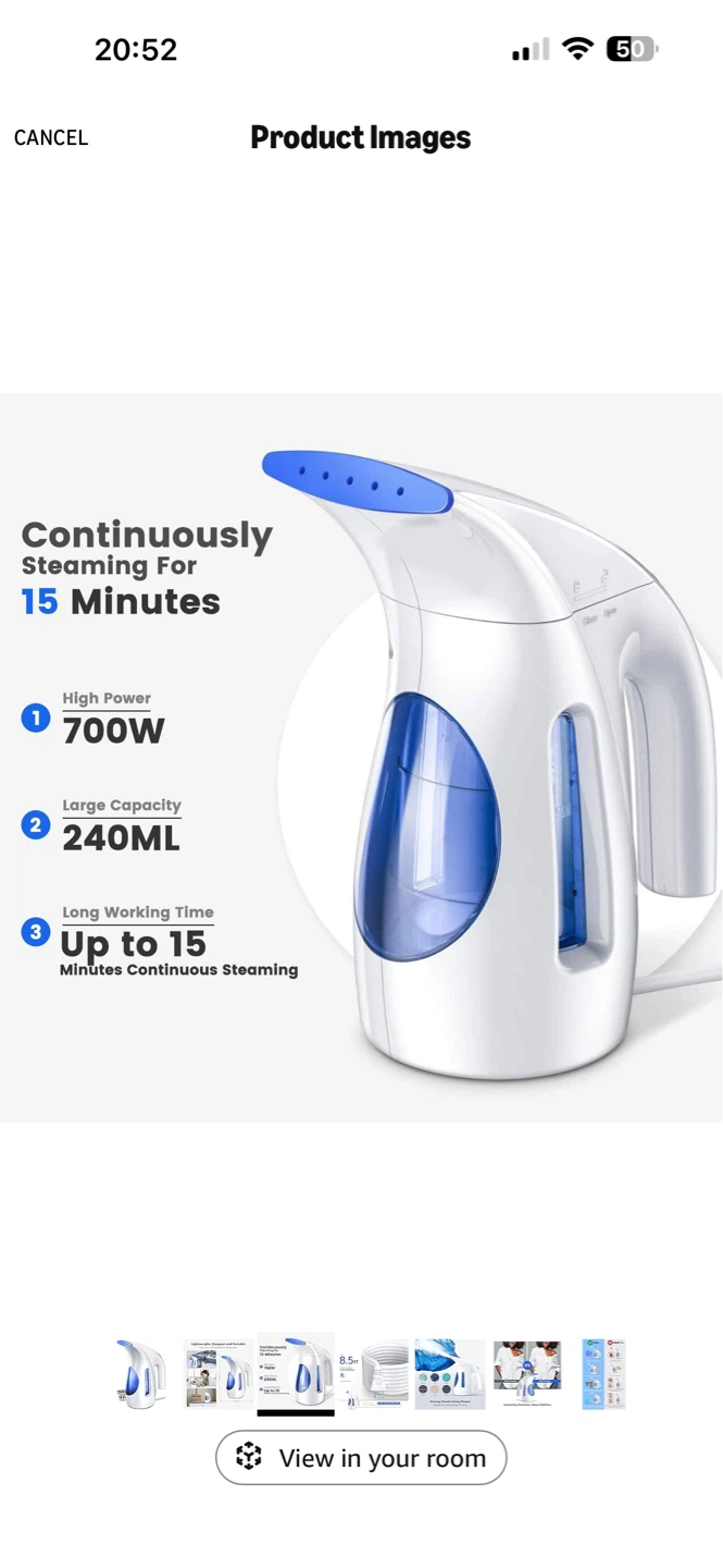 Hilife Portable Garment Steamer - photo 2