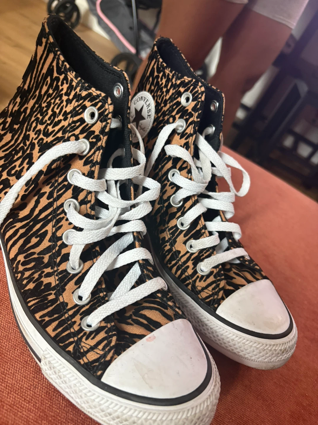 Converse Chuck Taylor All Star High Top Sneakers - Leopard Print
