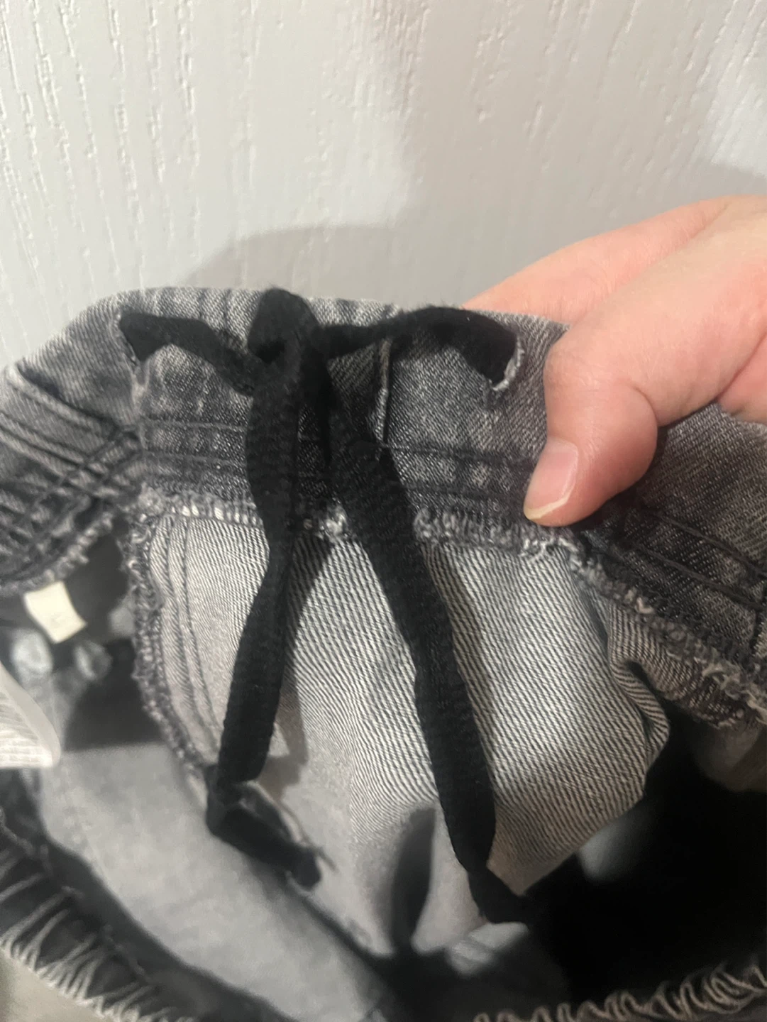 GU Grey Denim Cargo Jogger Pants - Size L - photo 4
