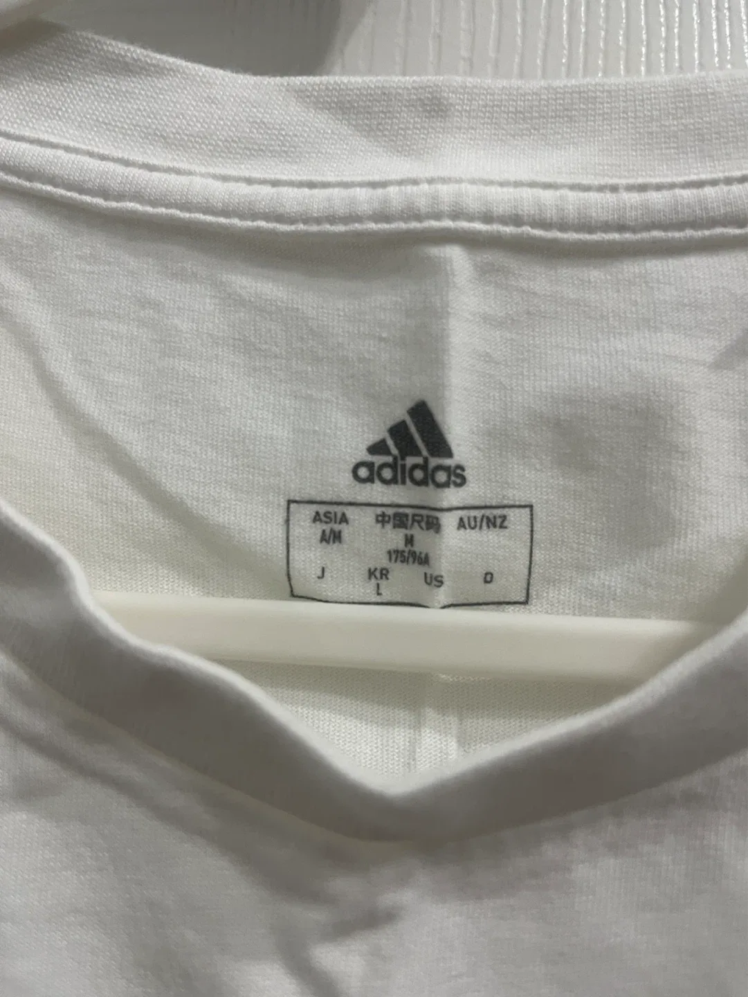 Adidas White T-Shirt Size L - photo 3