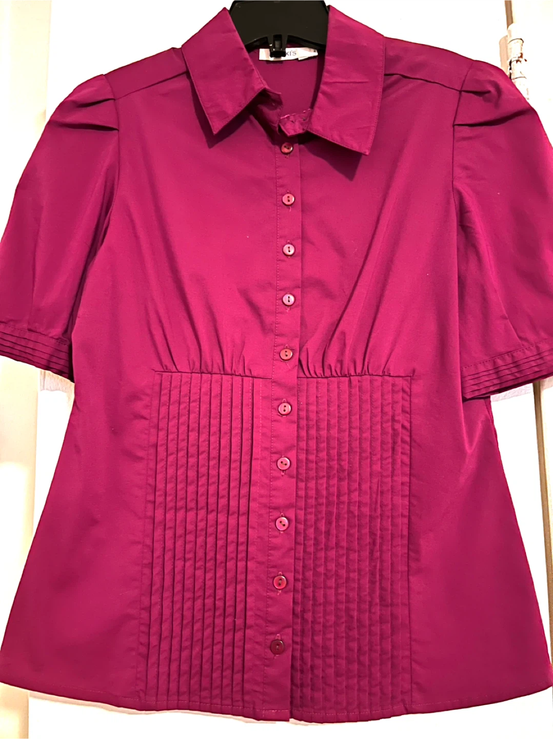 Ricki’s Button-Up Blouse - Magenta - Size 4 - photo 4