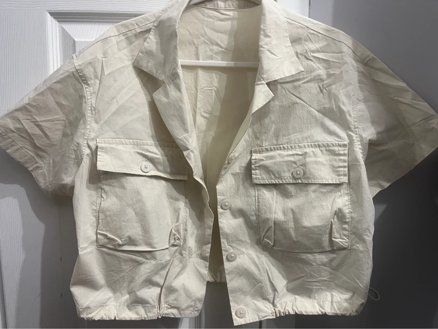 GU Women's Short-Sleeve Collared Shirt Size M