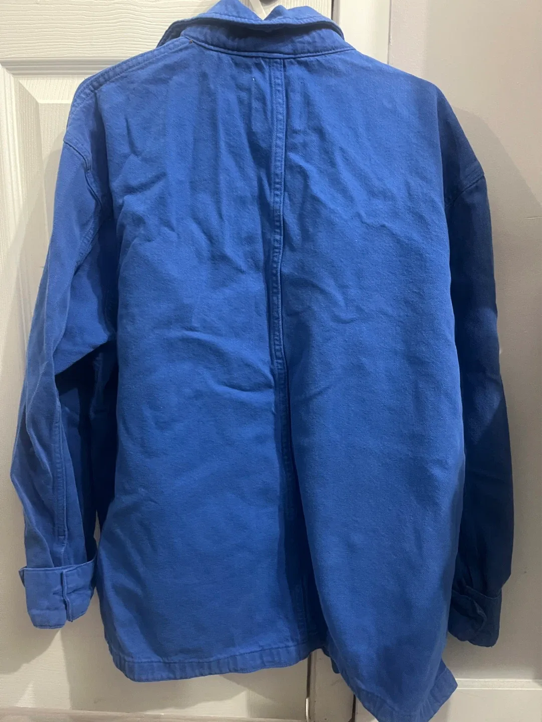 ZARA Blue Chore Jacket Size Medium - photo 2
