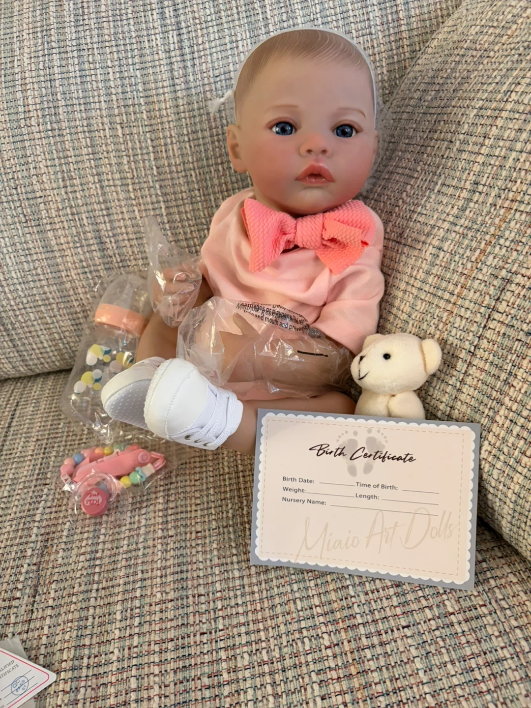 MIAIO Reborn Baby Doll with Accessories