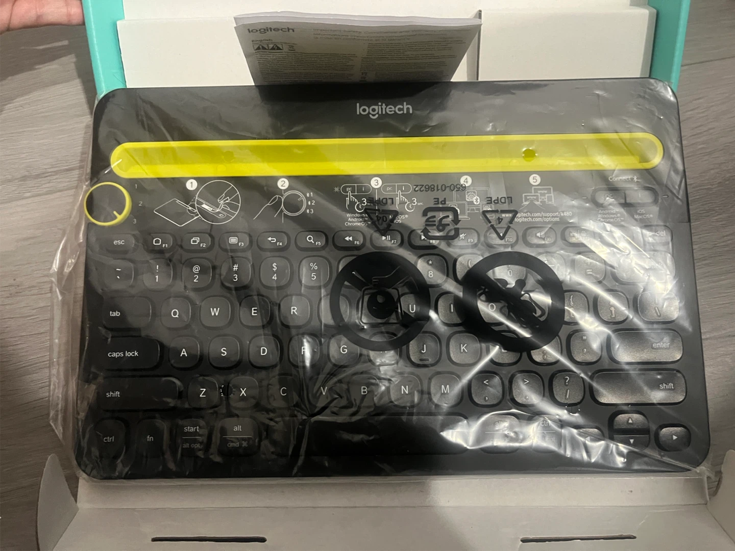 Logitech K480 Multi-Device Bluetooth Keyboard - photo 3