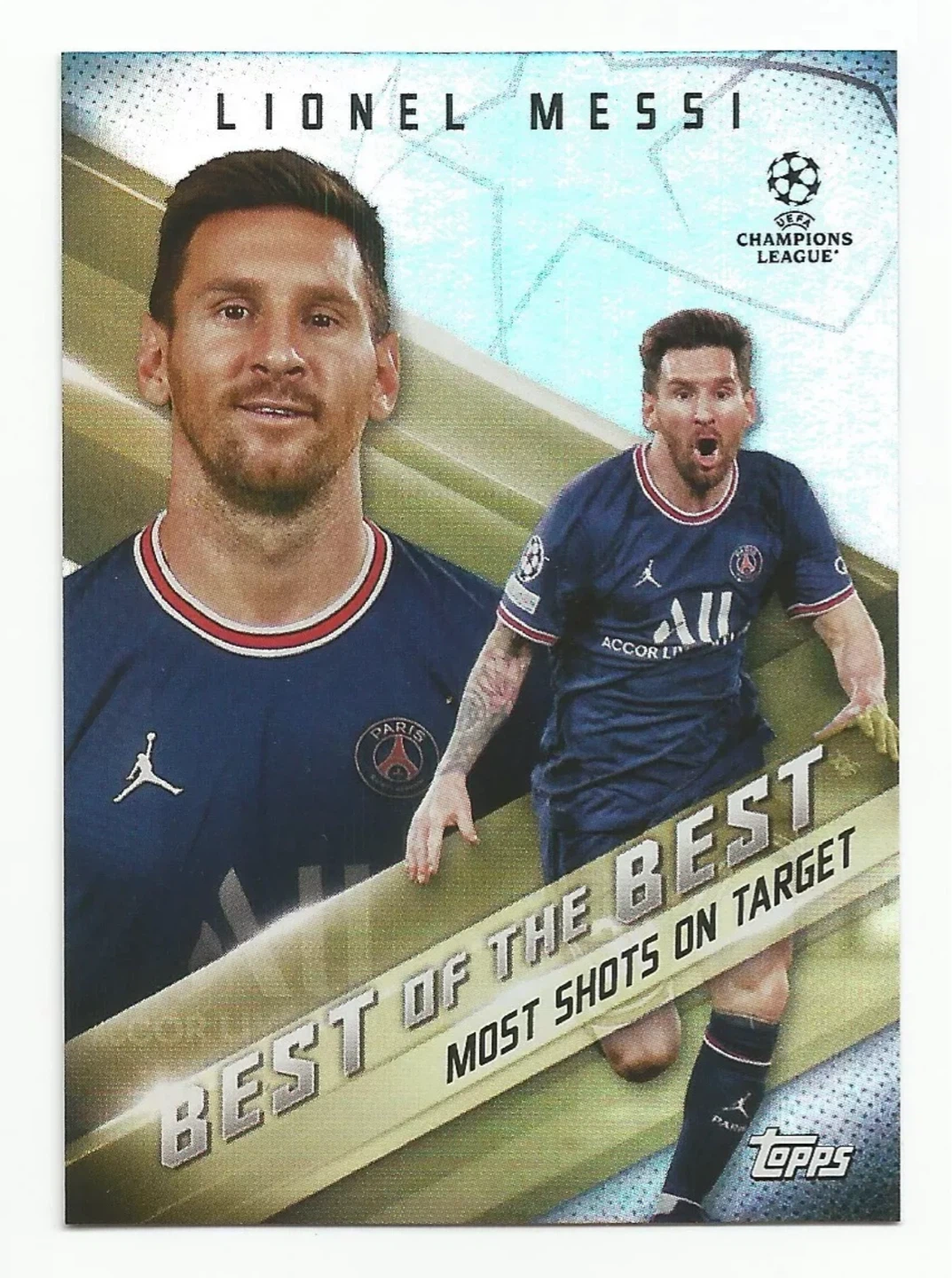 21/22 Topps UEFA Champions League LIONEL MESSI Best of the Best