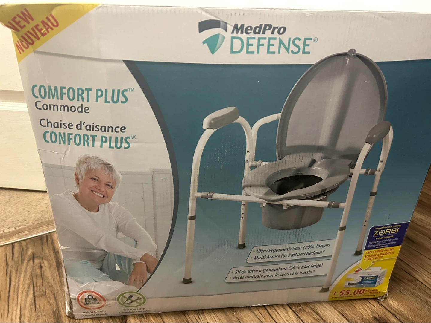 MedPro Defense Comfort Plus Commode