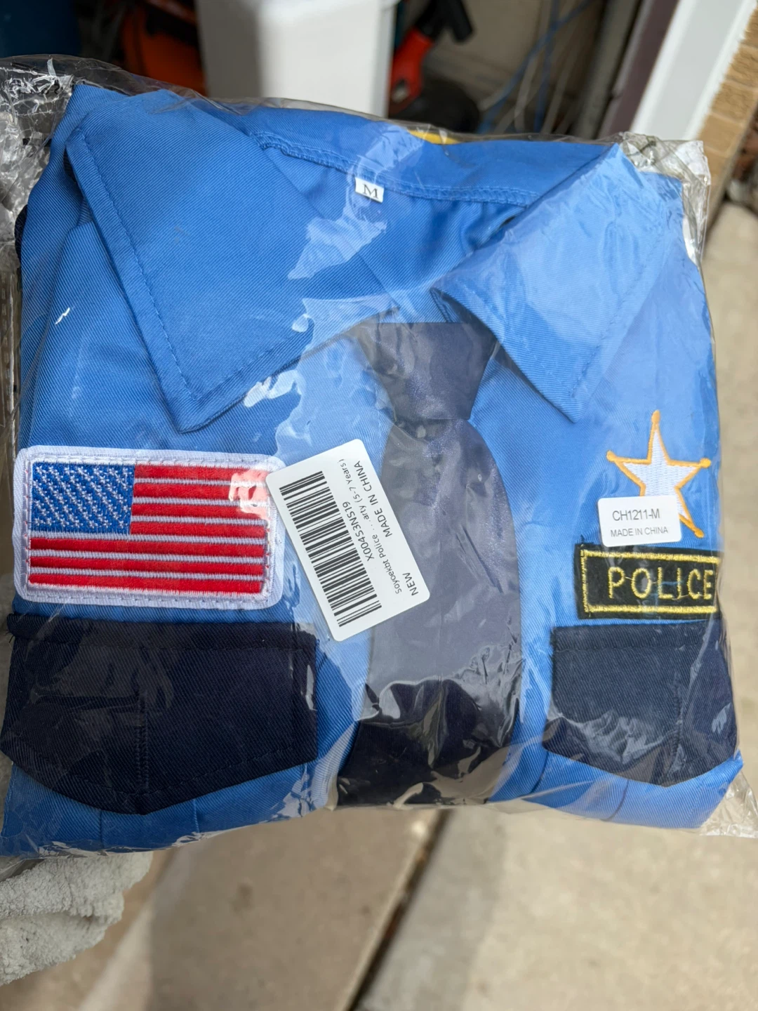 Police Costume Set for Kids - Size M