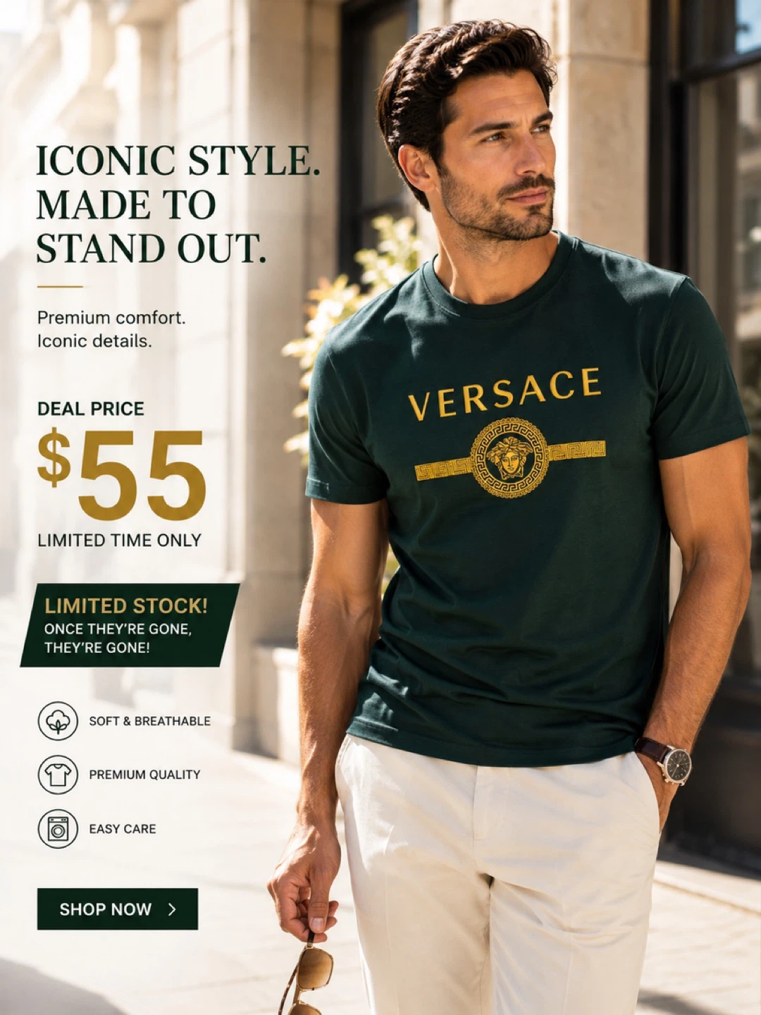 ❤️❤️Versace Logo T-Shirt❤️❤️ - photo 4