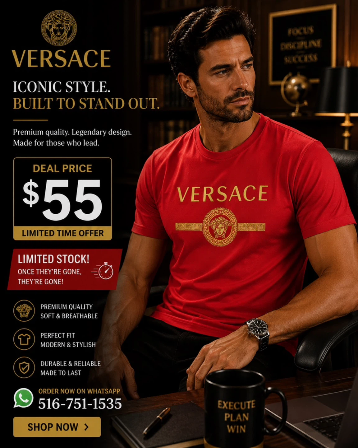 ❤️❤️Versace Logo T-Shirt❤️❤️ - photo 3