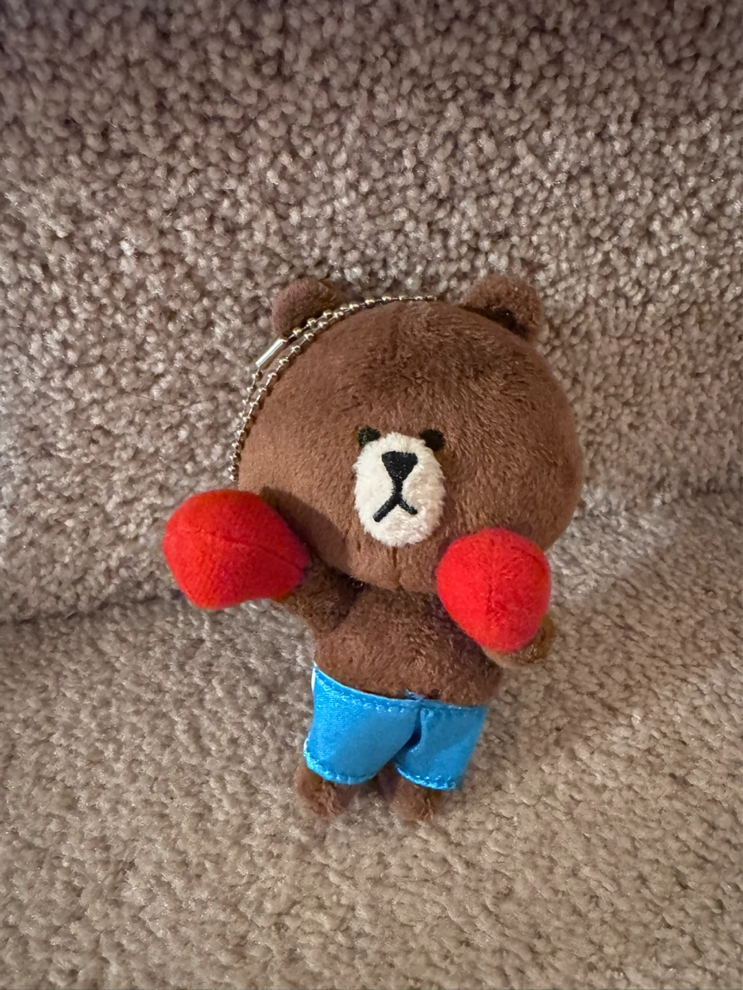 Line Friends Brown Bear Keychain - Boxer - photo 3