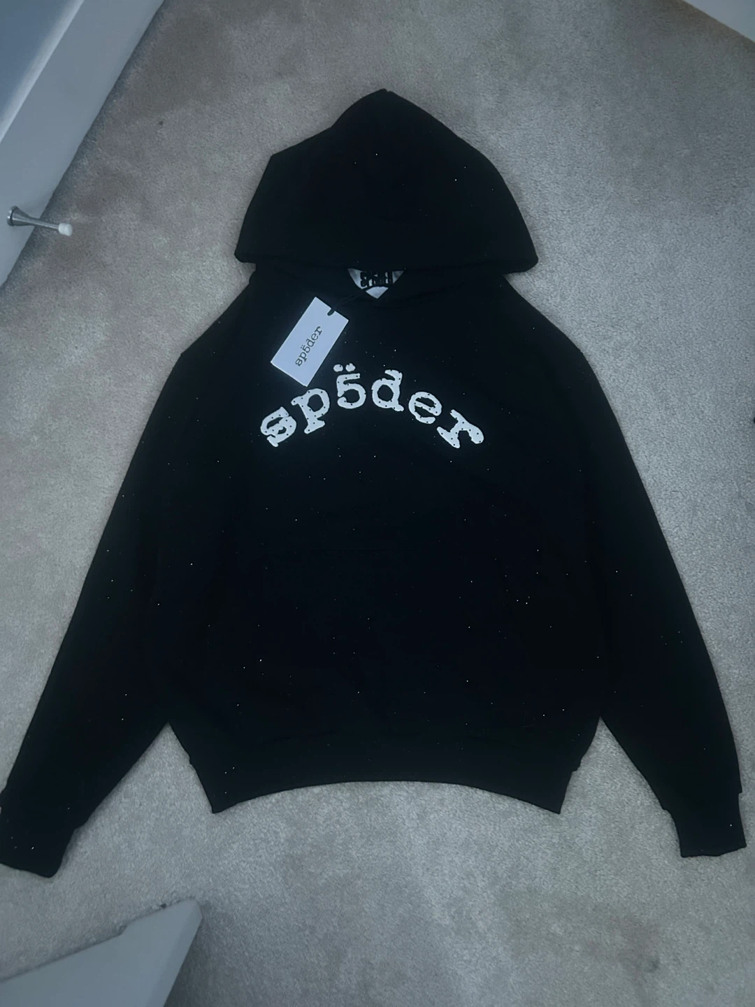 Sp5der Hoodie Black