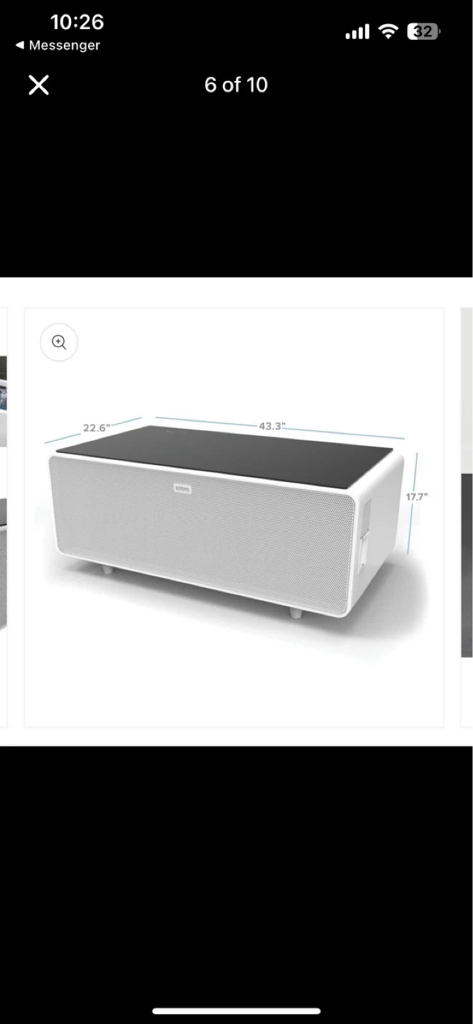 Sobro Smart Coffee Table with Refrigerator - photo 3