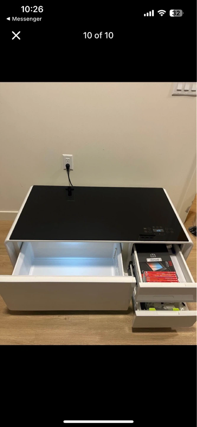 Sobro Smart Coffee Table with Refrigerator - photo 4