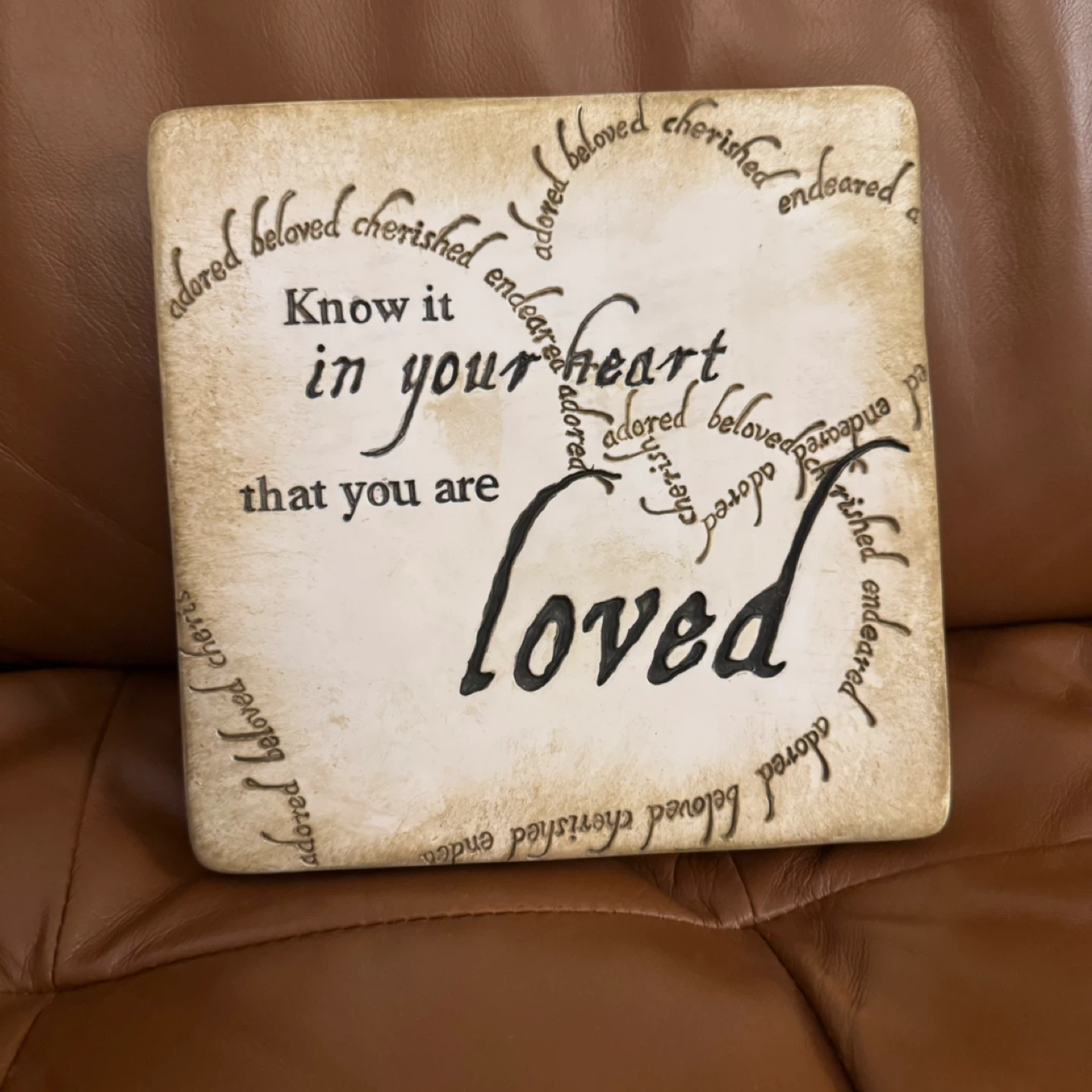 Bowring Wall Art - "Know it in your heart that you are loved"