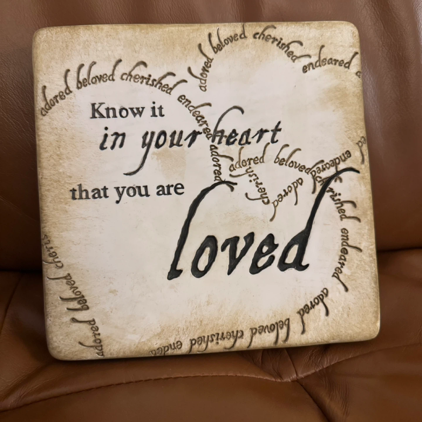 Bowring Wall Art - "Know it in your heart that you are loved" - photo 2
