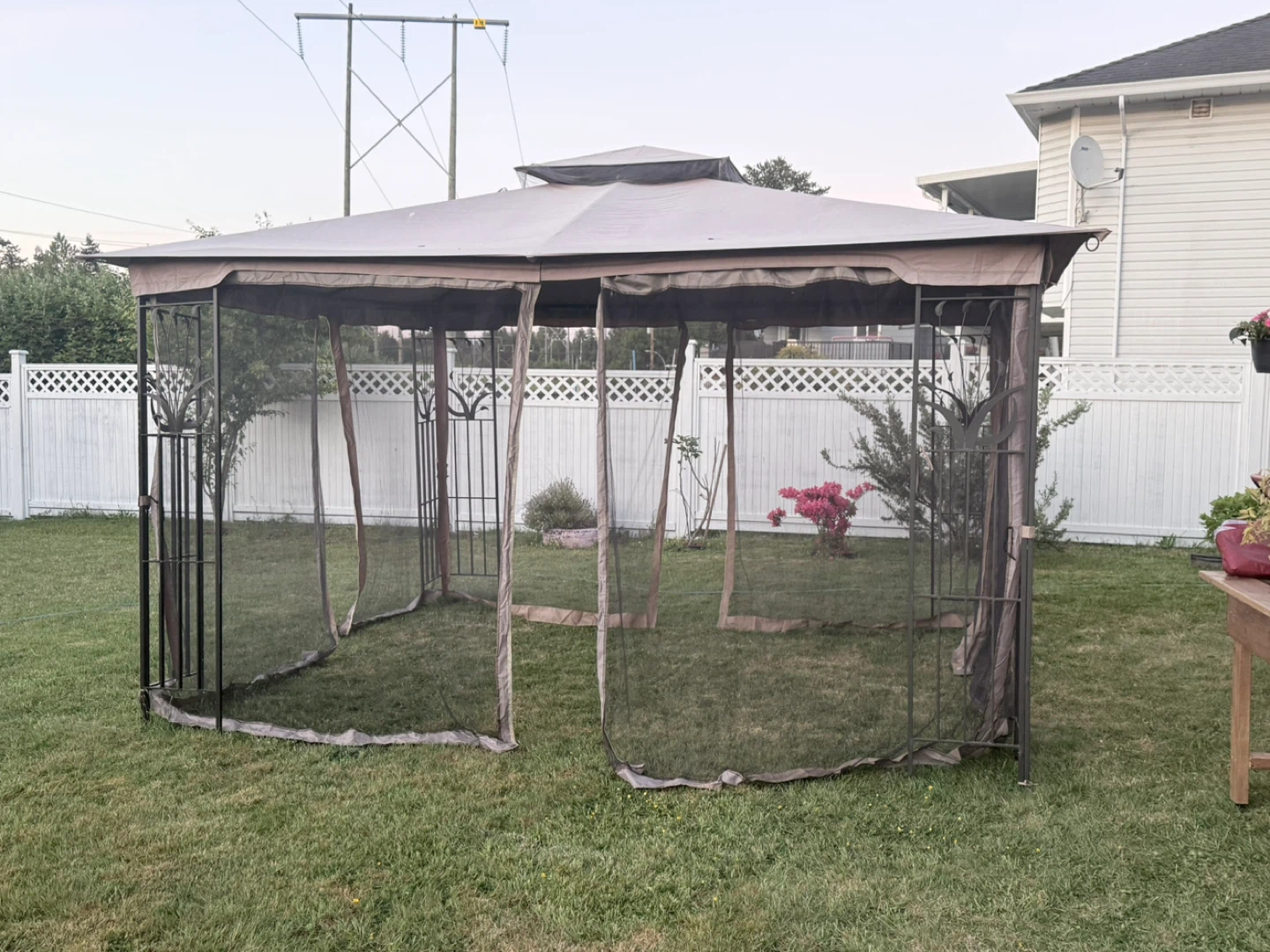 Outdoor Gazebo with Mosquito Netting - photo 3