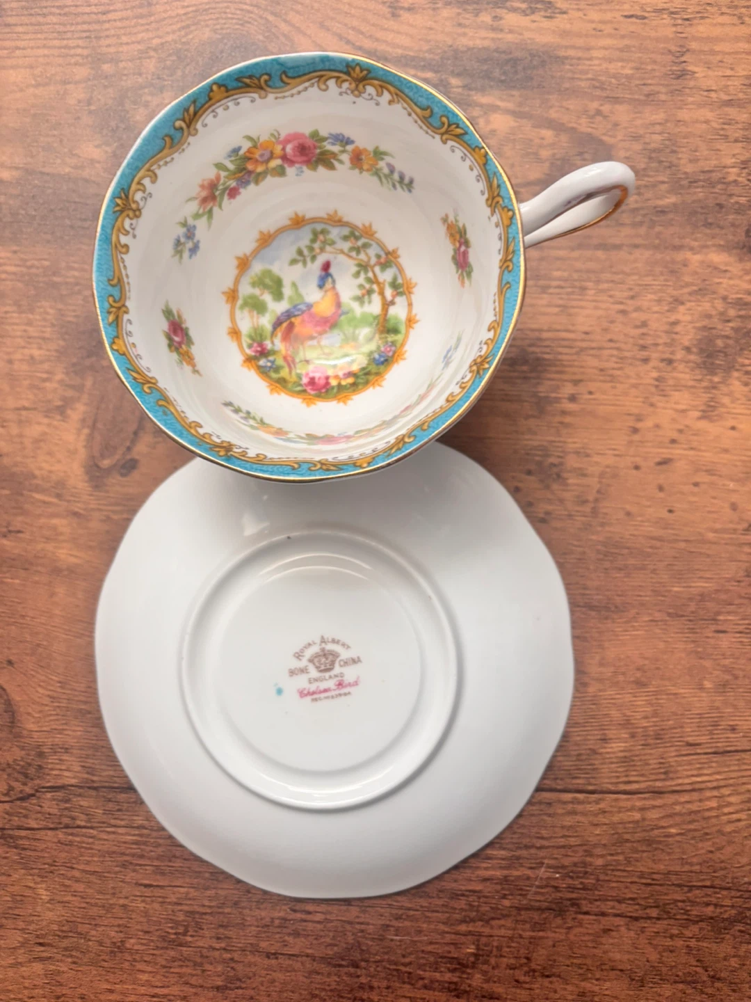Royal Albert Chelsea Bird Teacup and Saucer - photo 4