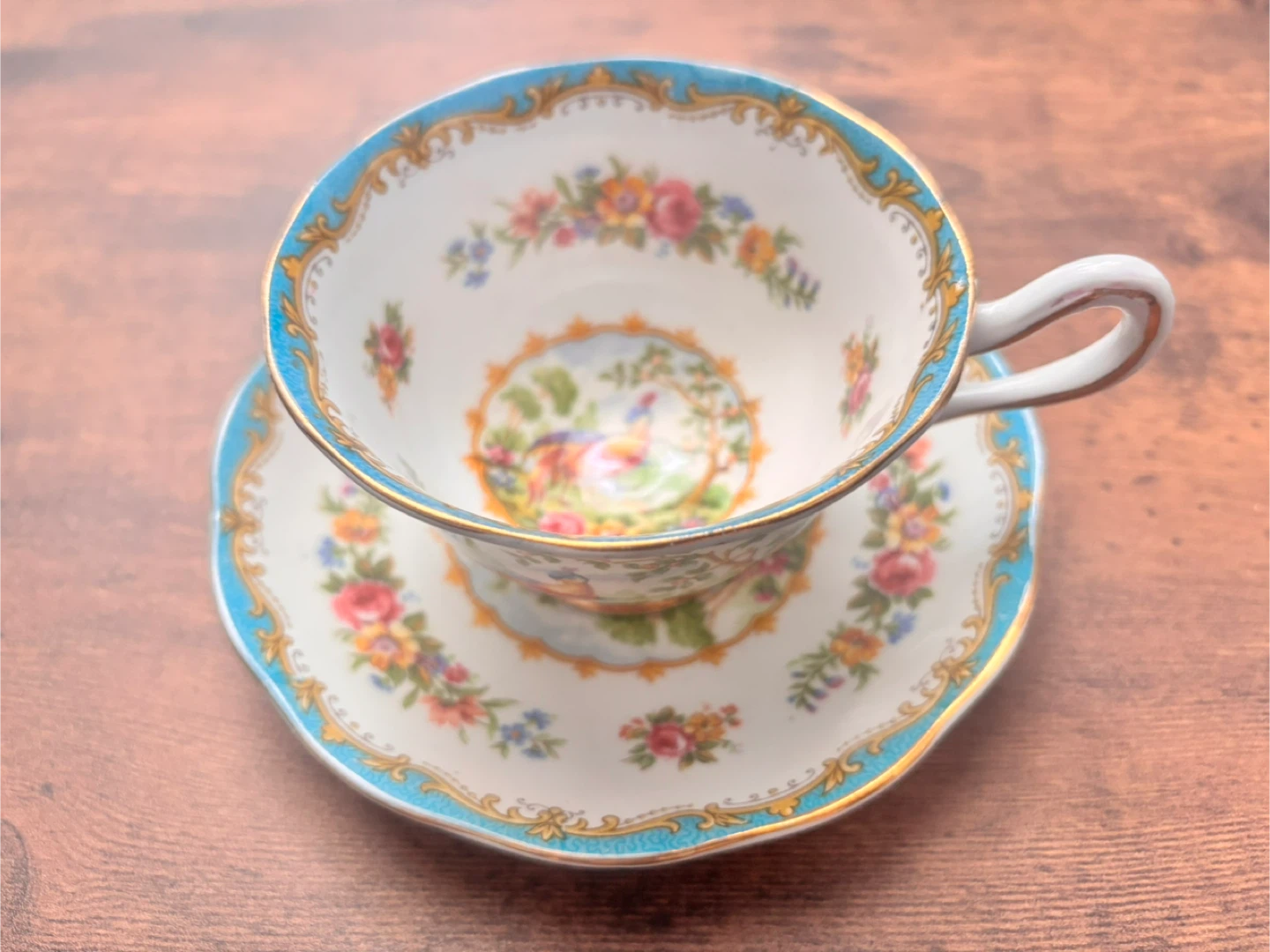 Royal Albert Chelsea Bird Teacup and Saucer