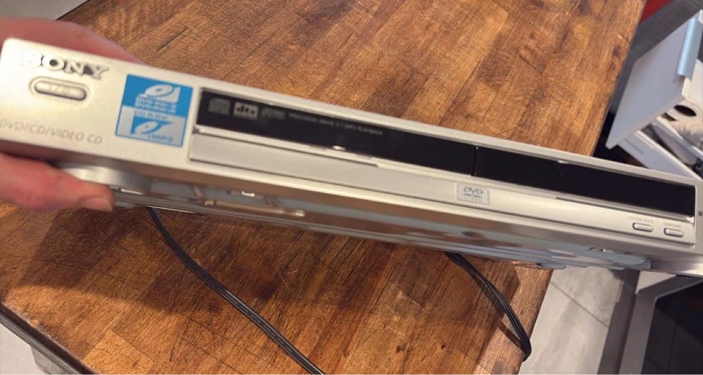 Sony Silver DVD/CD/Video CD Player with MP3 Playback