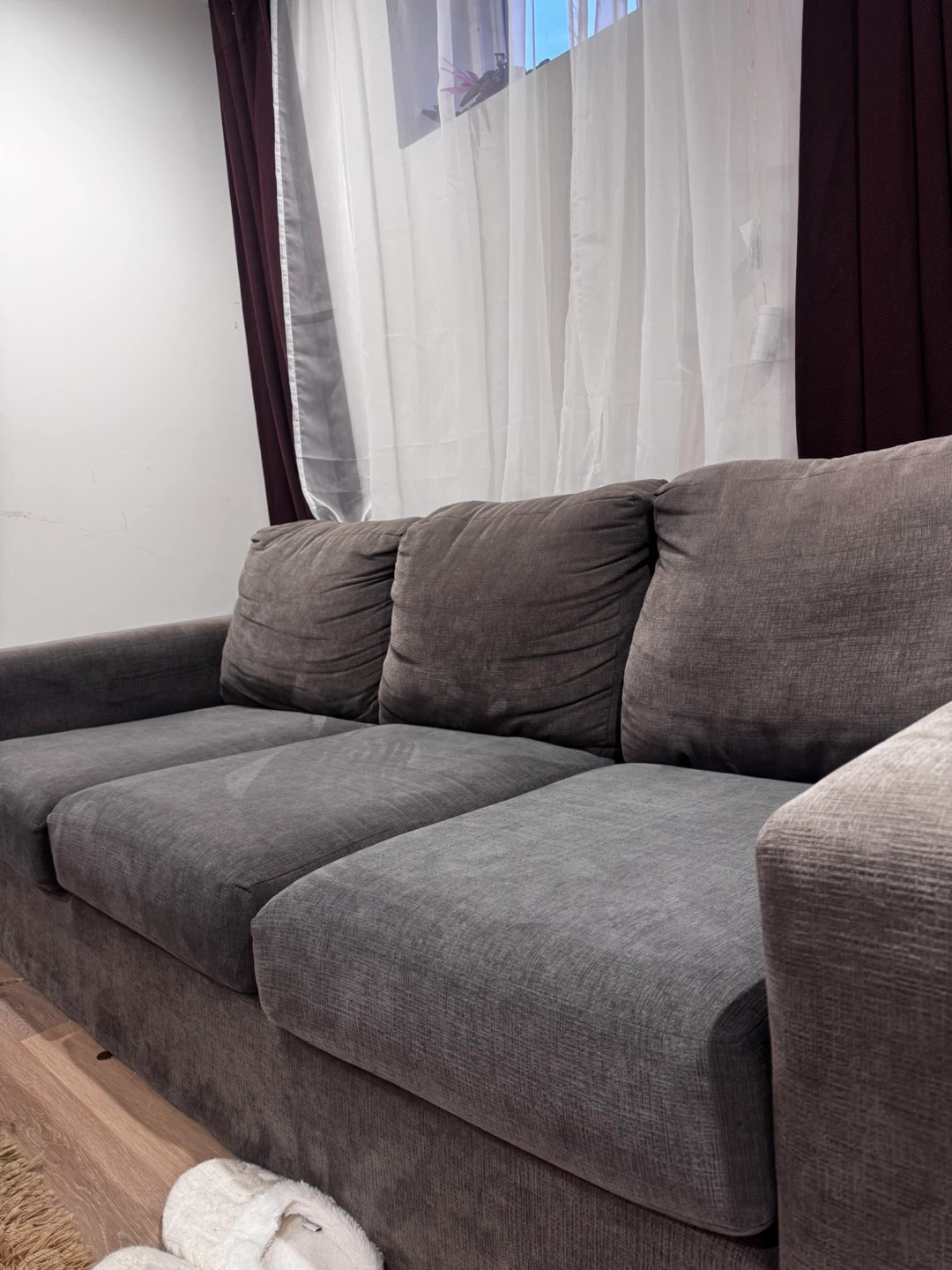 Grey 3-Seater Sofa