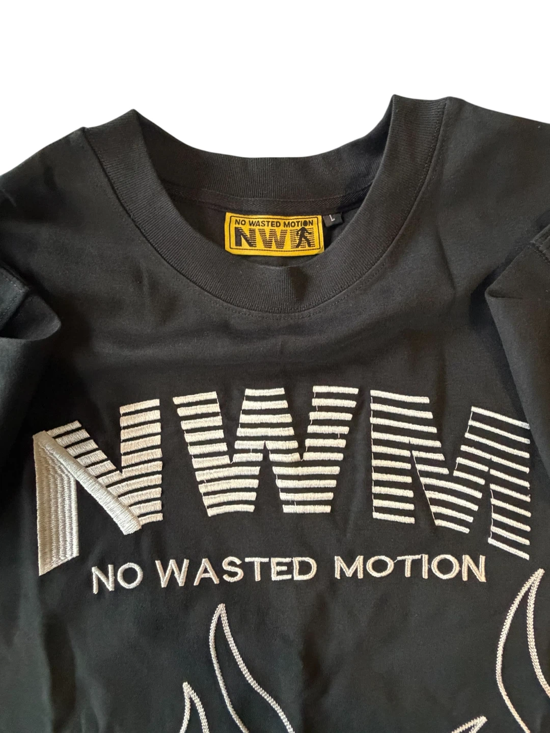 No Wasted Motion NWM Black Flame T-Shirt - photo 4