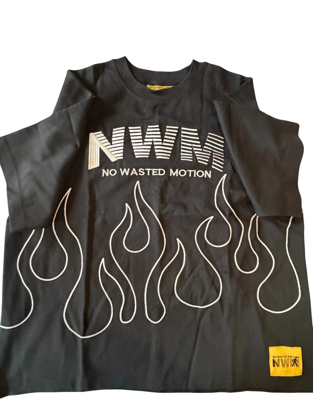 No Wasted Motion NWM Black Flame T-Shirt - photo 2