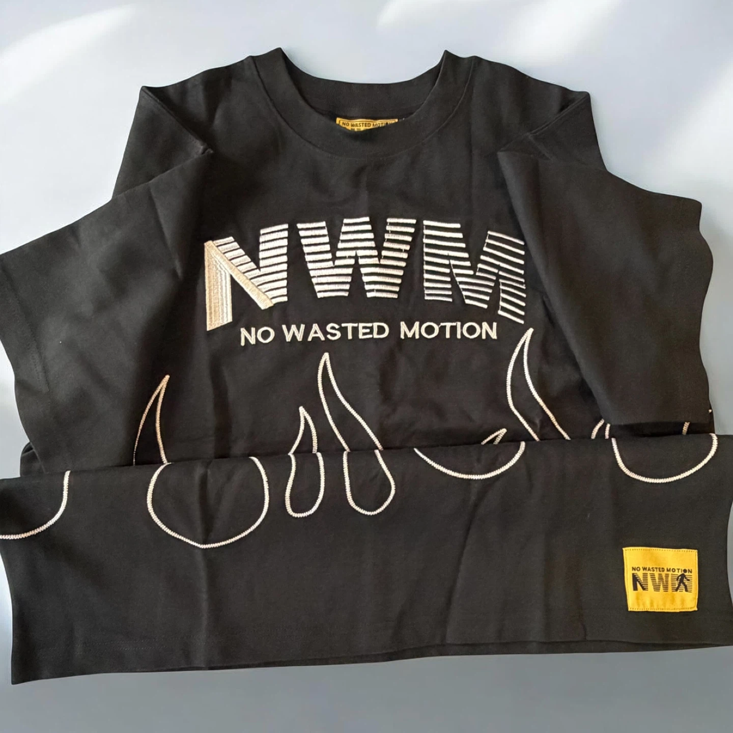 No Wasted Motion NWM Black Flame T-Shirt - photo 3