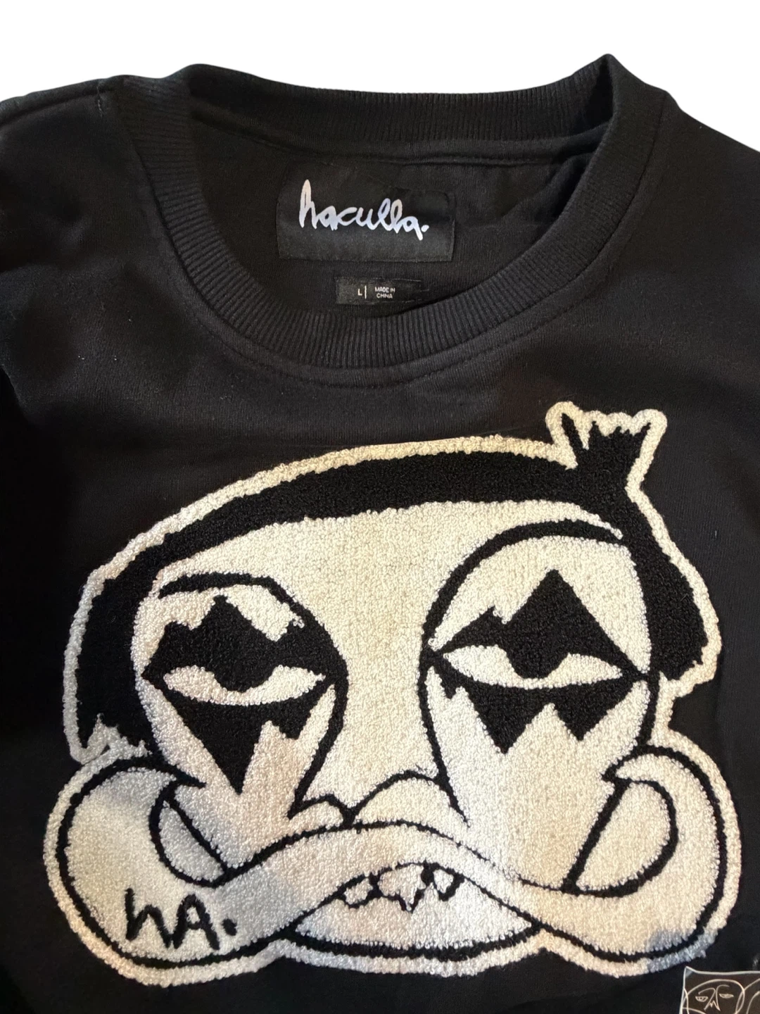 Haculla Black Graphic Sweatshirt Size L - photo 2