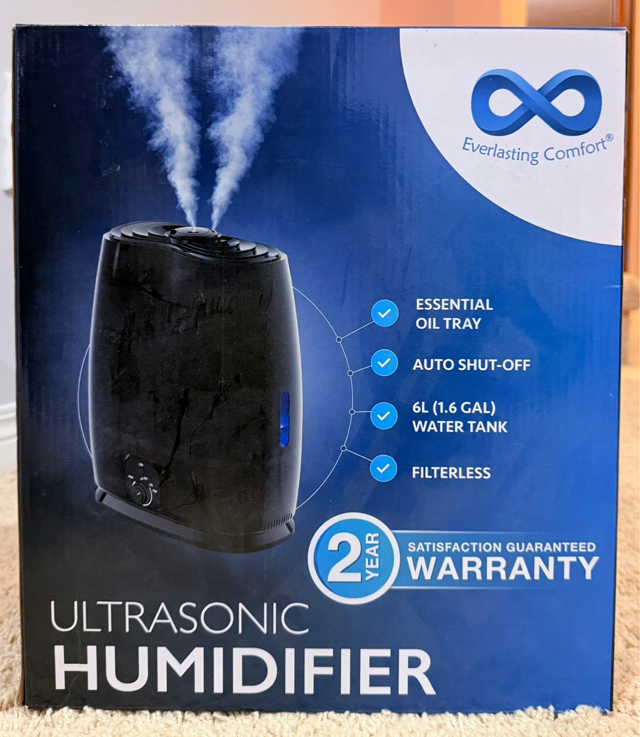 Everlasting Comfort Ultrasonic Humidifier – Good Condition