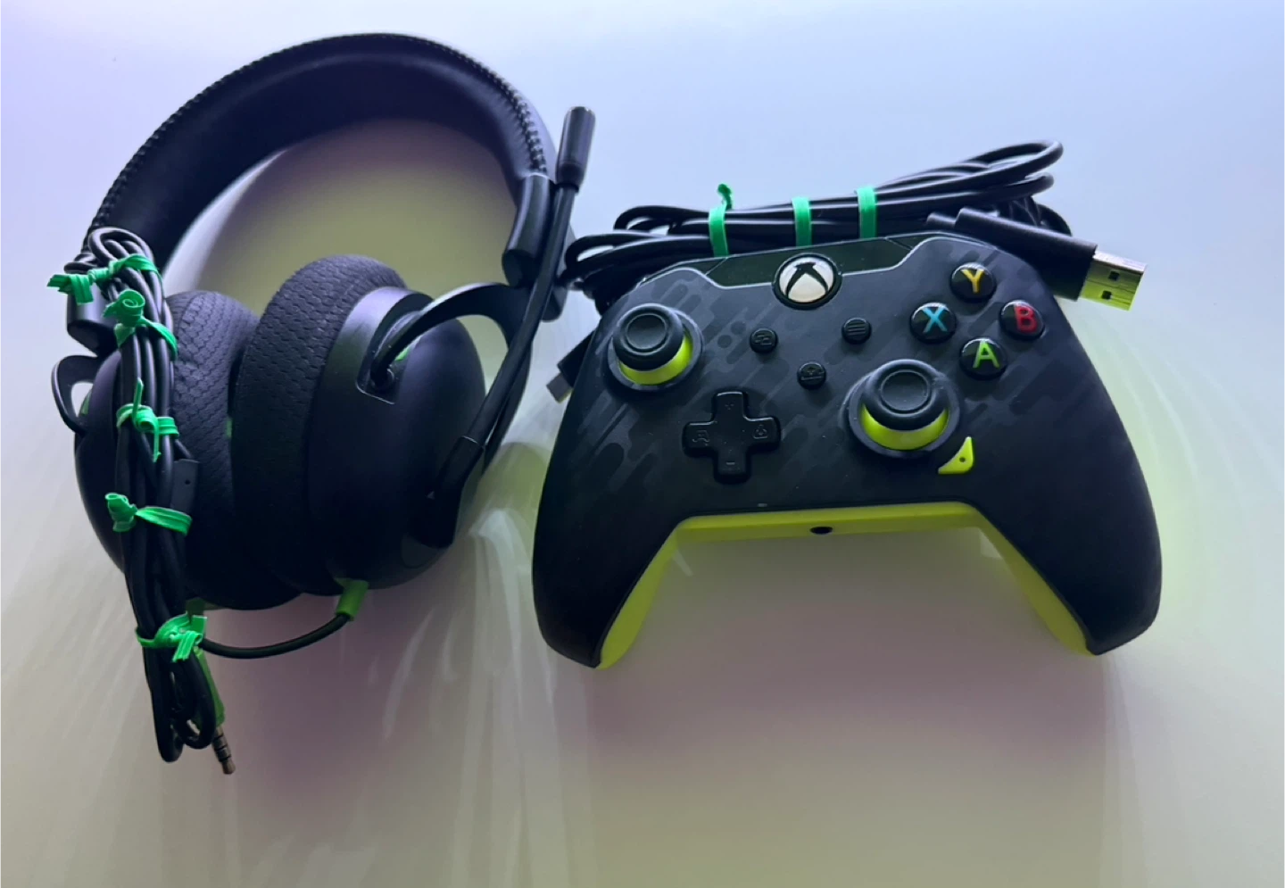 Xbox Controller and Headset - photo 2