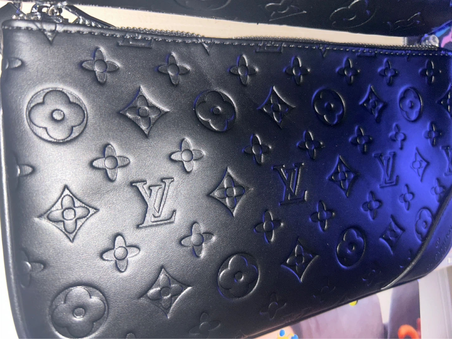 Louis Vuitton Monogram Embossed Shoulder Bag - photo 3