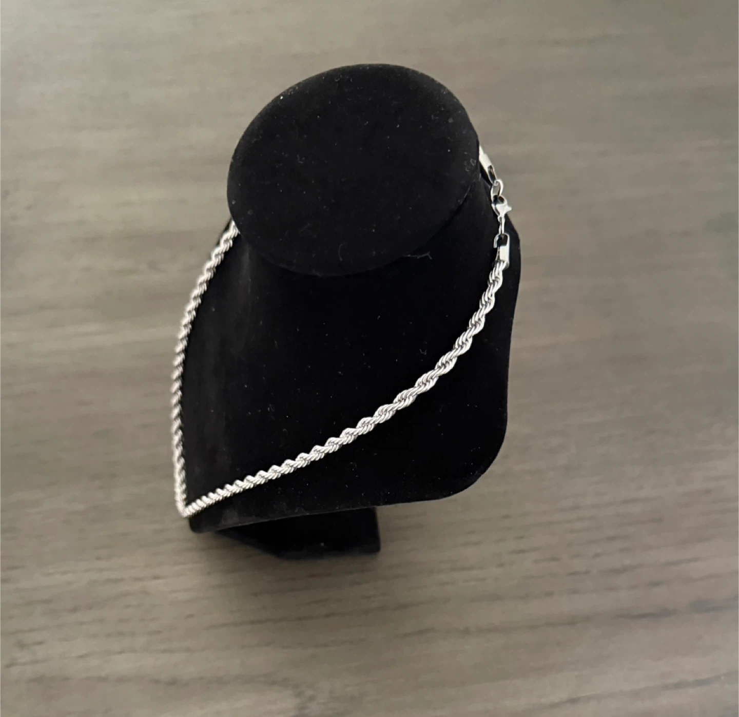 Silver Plated Rope Chain - photo 5