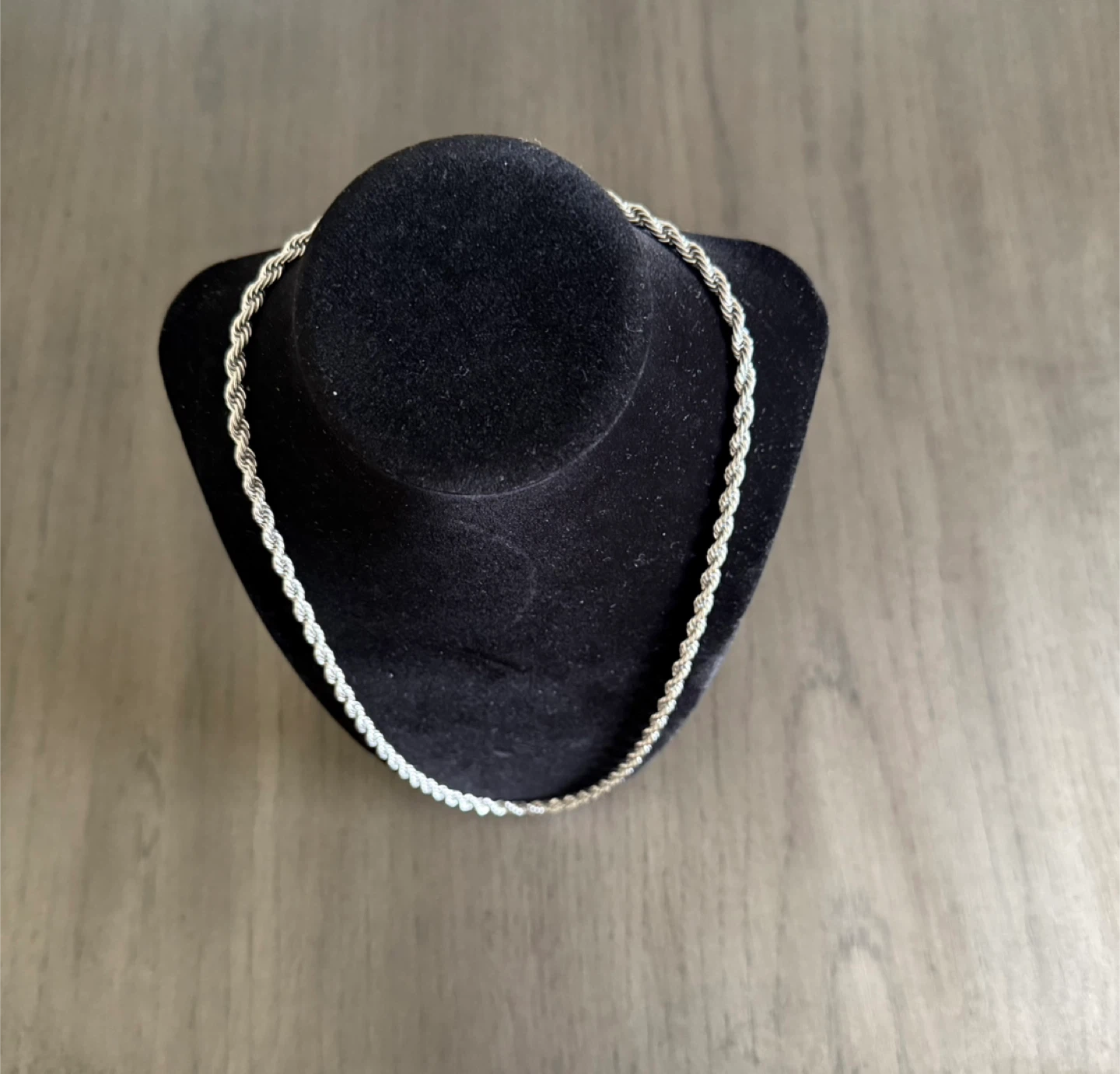 Silver Plated Rope Chain