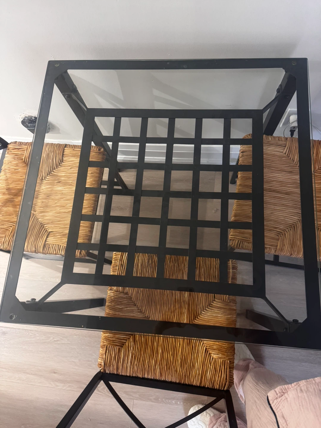 Glass Top Bistro Set with 4 Chairs - photo 3