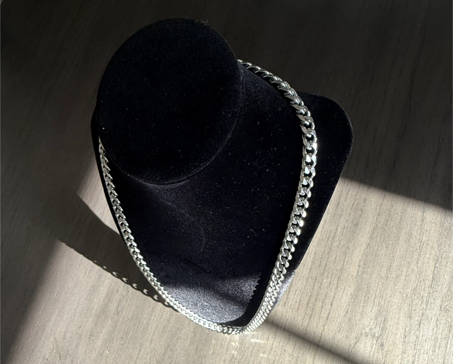Silver Plated Cuban Link Chain - photo 3