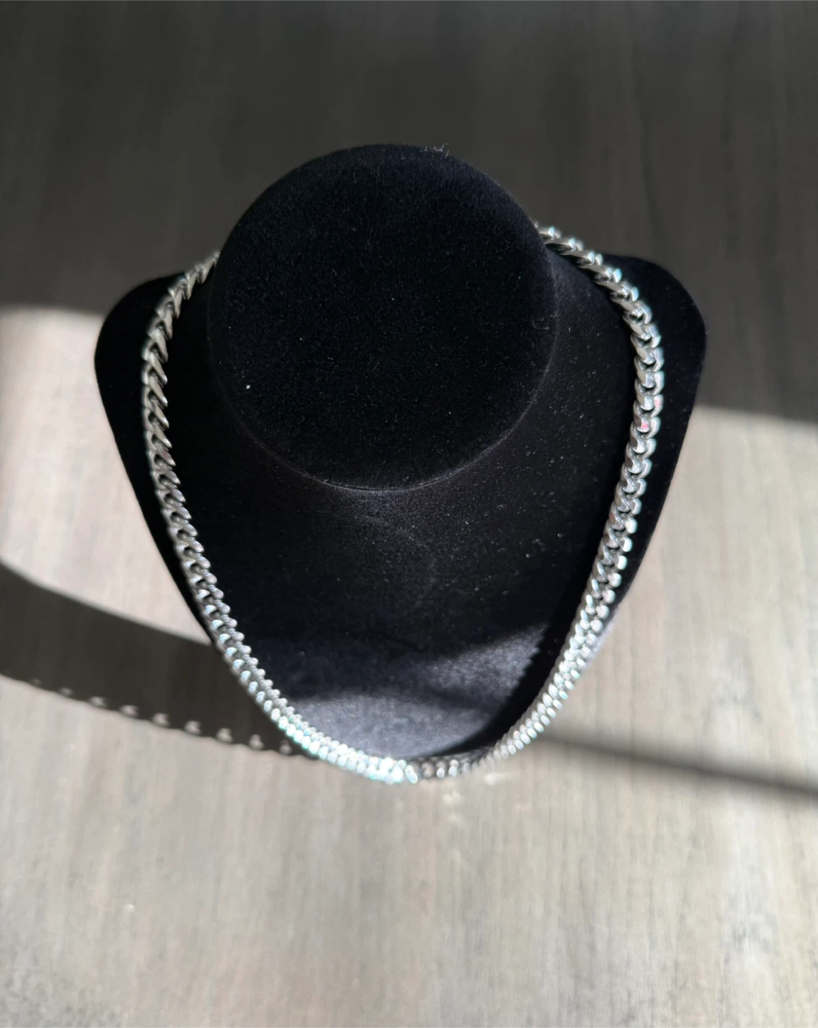 Silver Plated Cuban Link Chain