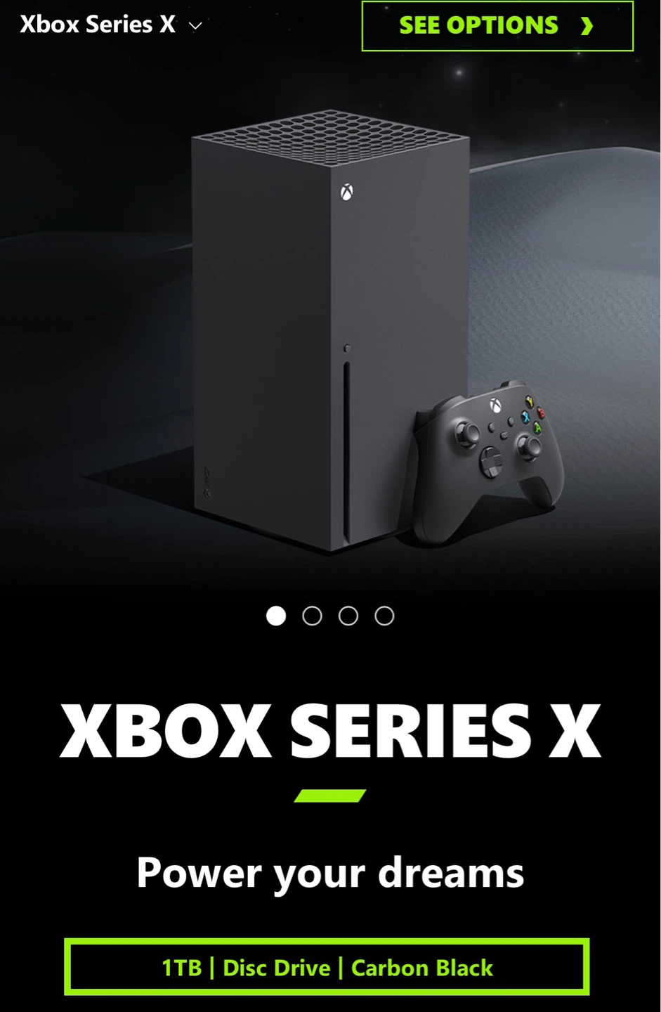 *10/10* Xbox Series X 1TB Console + Red Wireless Controller - photo 5